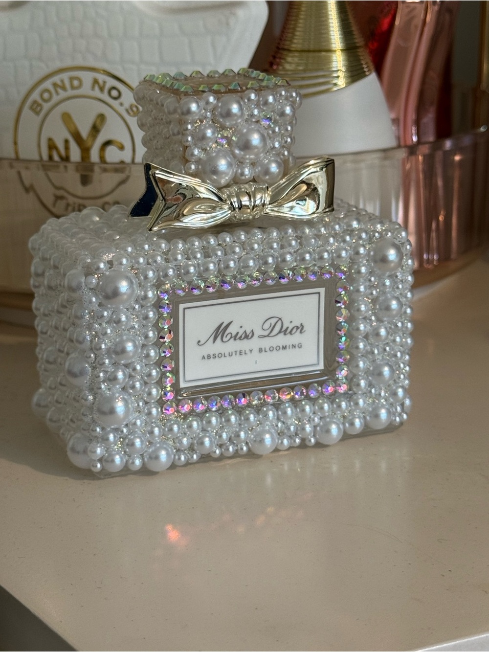 Dior Absolutely Blooming Pearl-Embellished Fragrance- empty